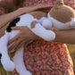 Sleepy Calico Cat finished crochet detail