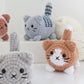 Loaf Cat Family finished crochet detail