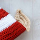 Christmas Elf Hat finished crochet detail
