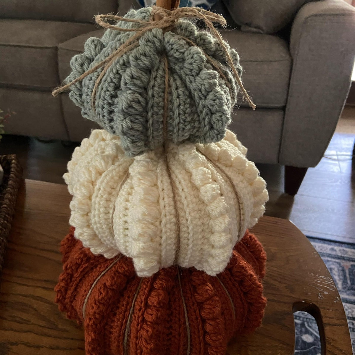 Farmhouse Pumpkin Crochet Pattern Set