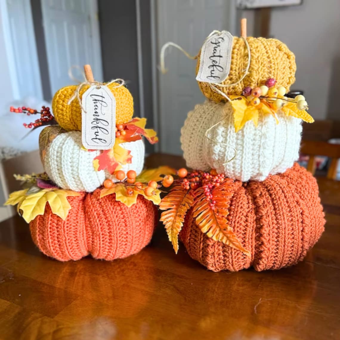 Farmhouse Pumpkin Crochet Pattern Set