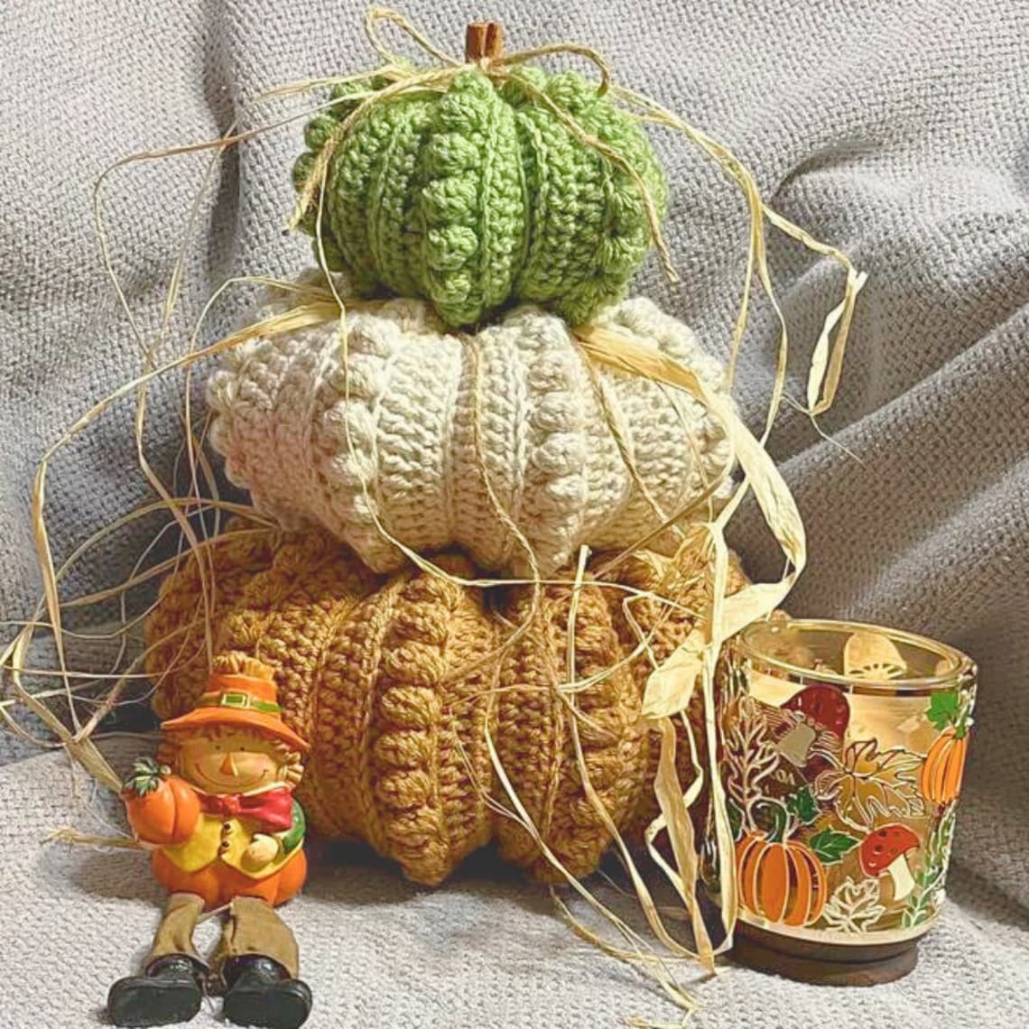 Farmhouse Pumpkin Crochet Pattern Set