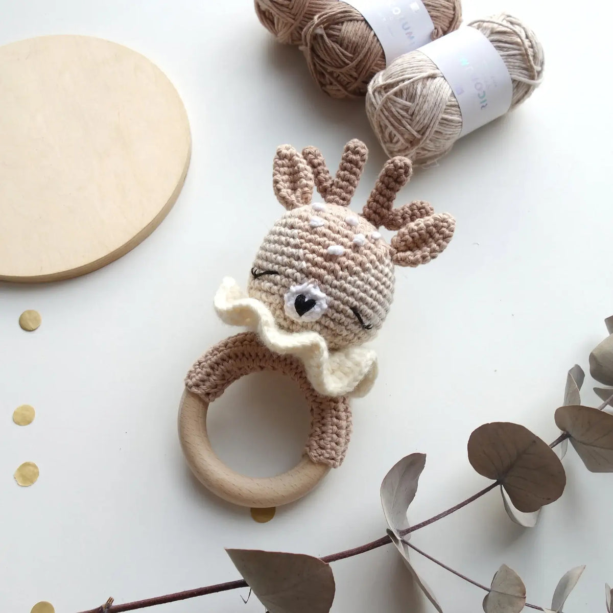 Fawn Rattle Crochet Pattern