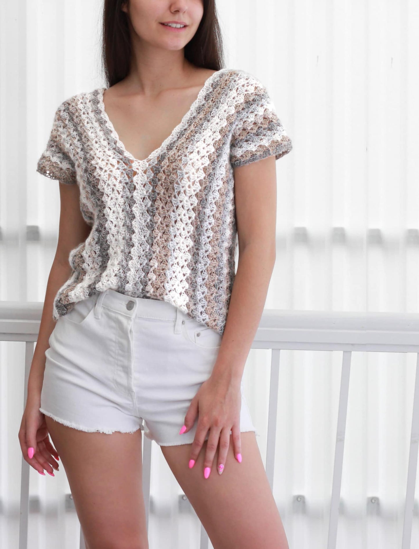 Ava Top Crochet Pattern (XS to XXL)