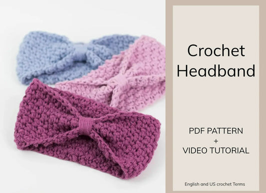 Cute Beginner Headband Crochet Pattern