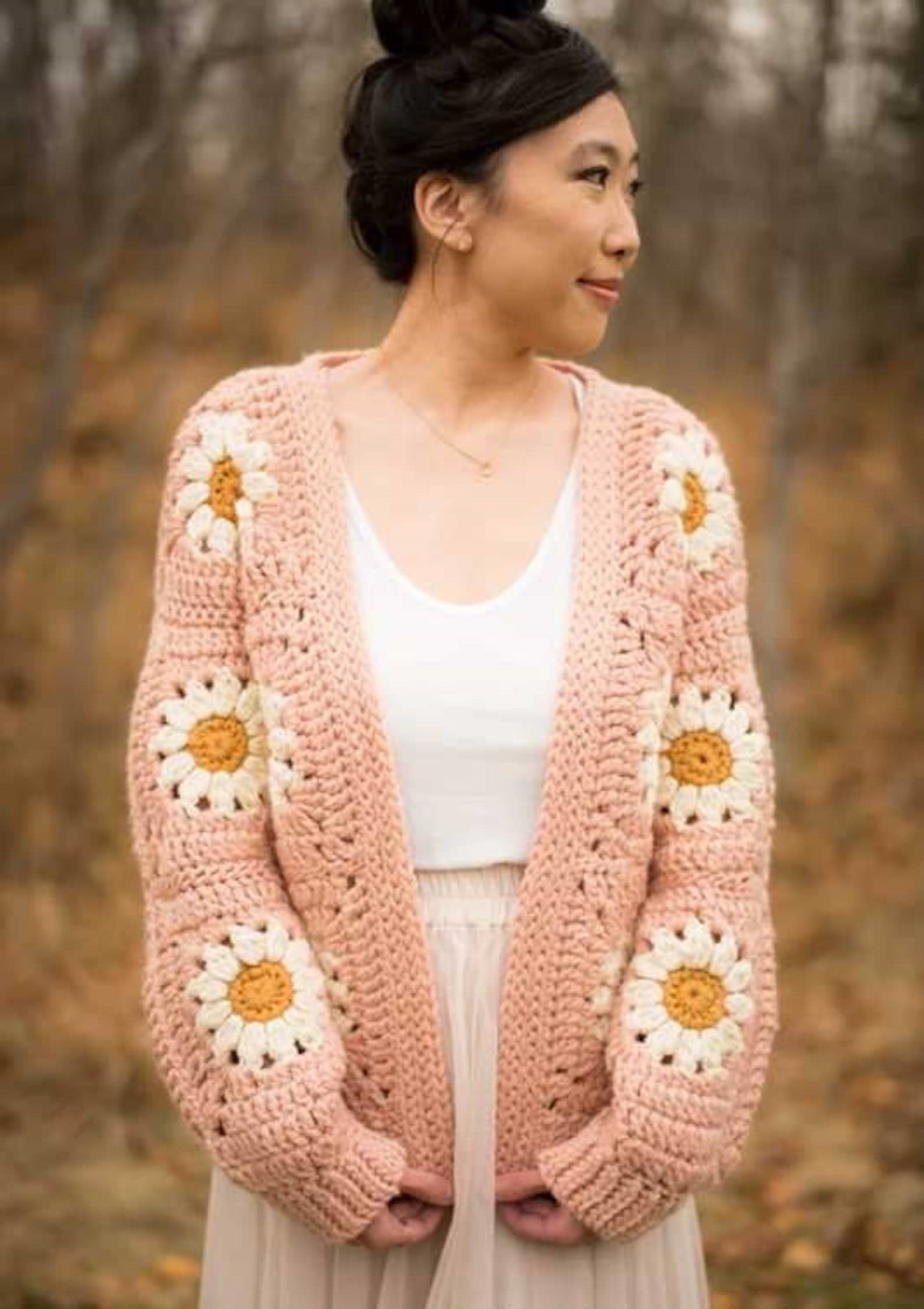 Cozy Daisy Cardigan Crochet Pattern