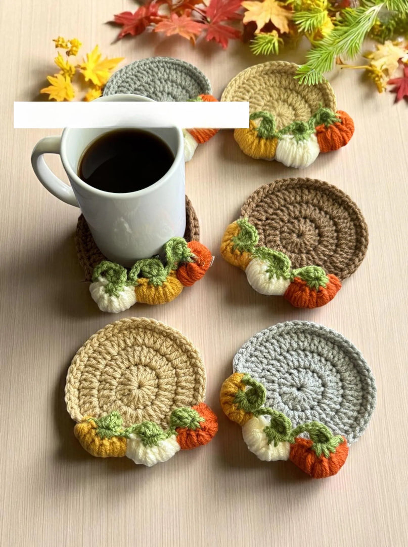 Textured Harvest Table Coaster Crochet Pattern
