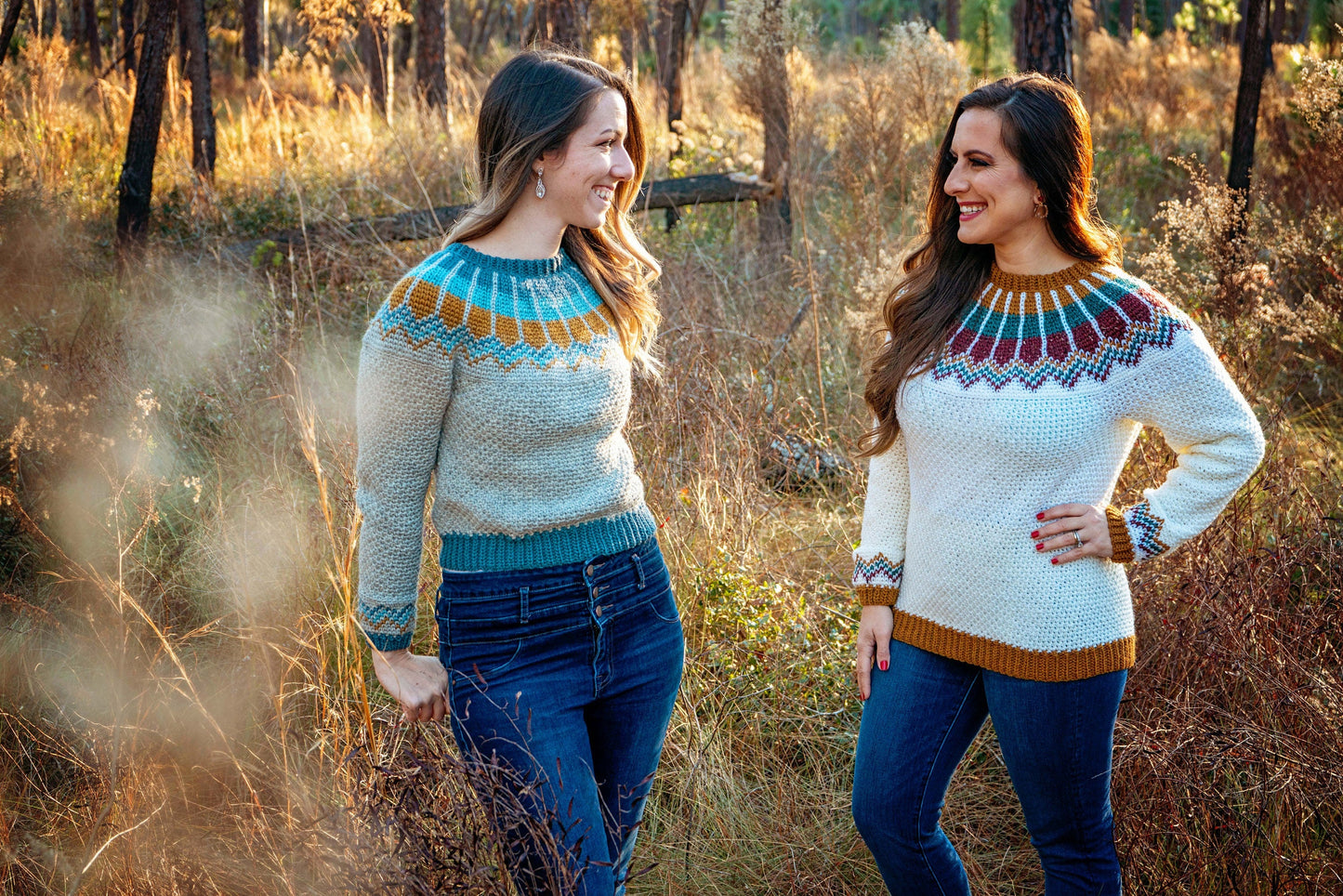 Aztec Style Comfy Sweater Crochet Pattern