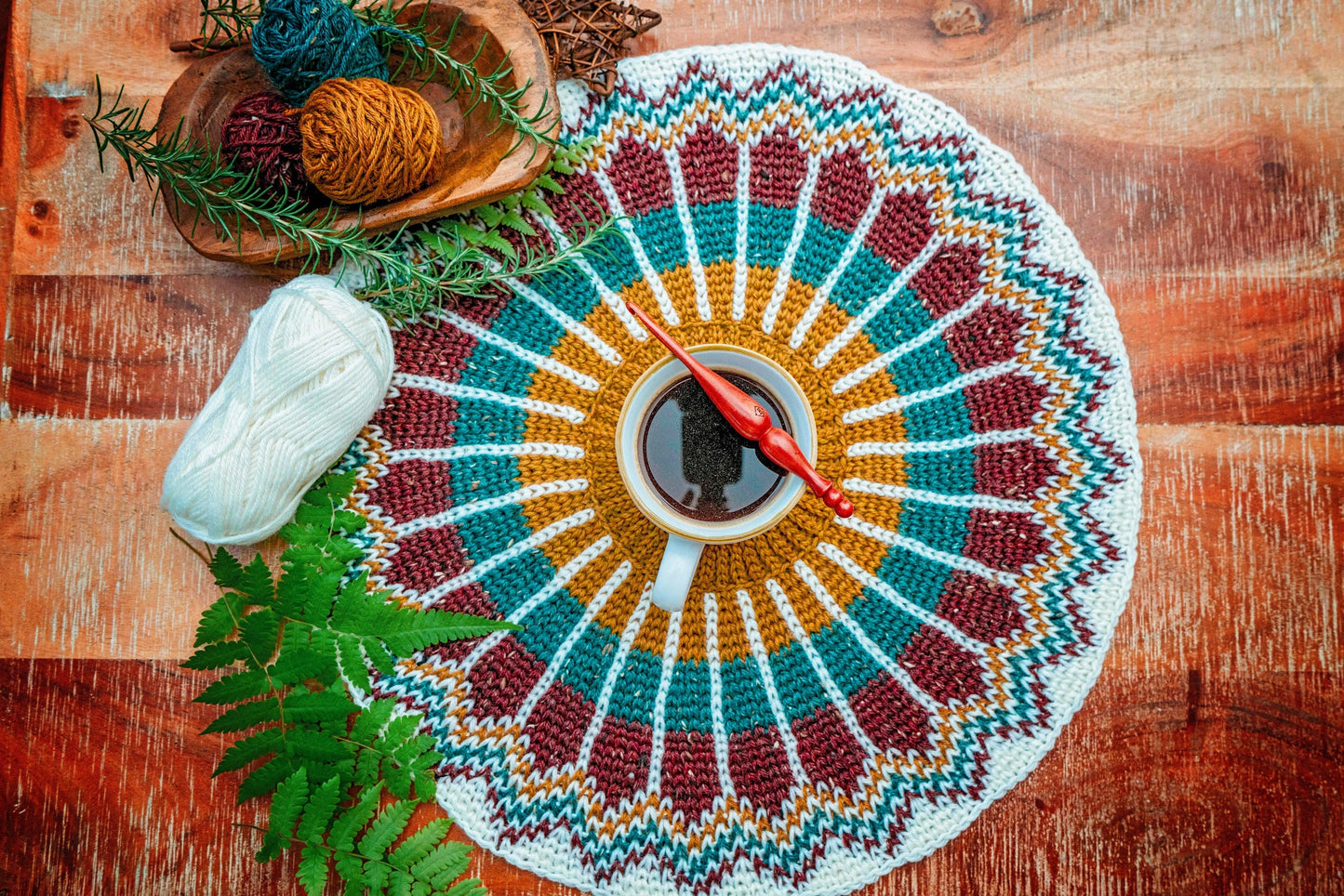 Aztec Style Comfy Sweater Crochet Pattern