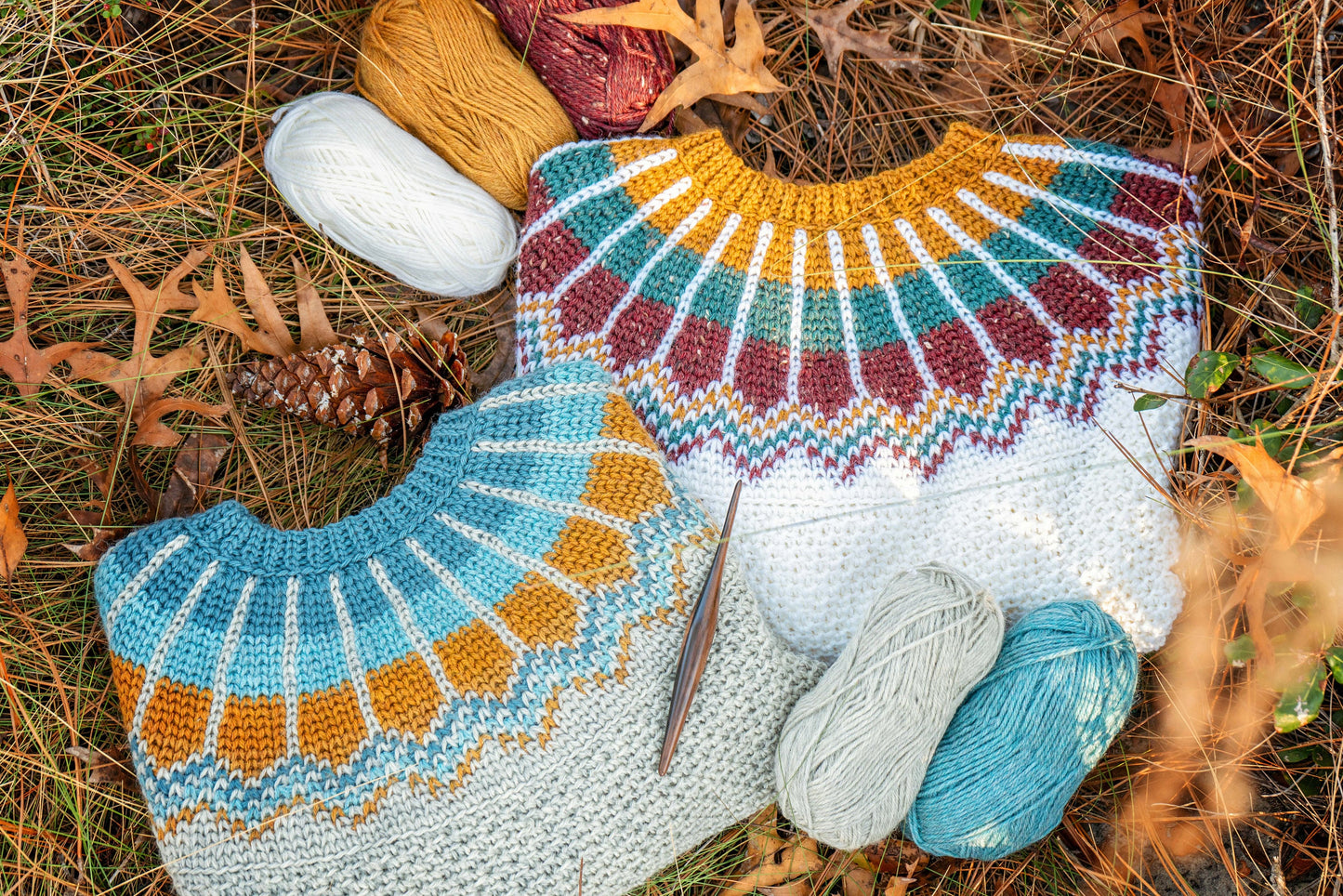 Aztec Style Comfy Sweater Crochet Pattern