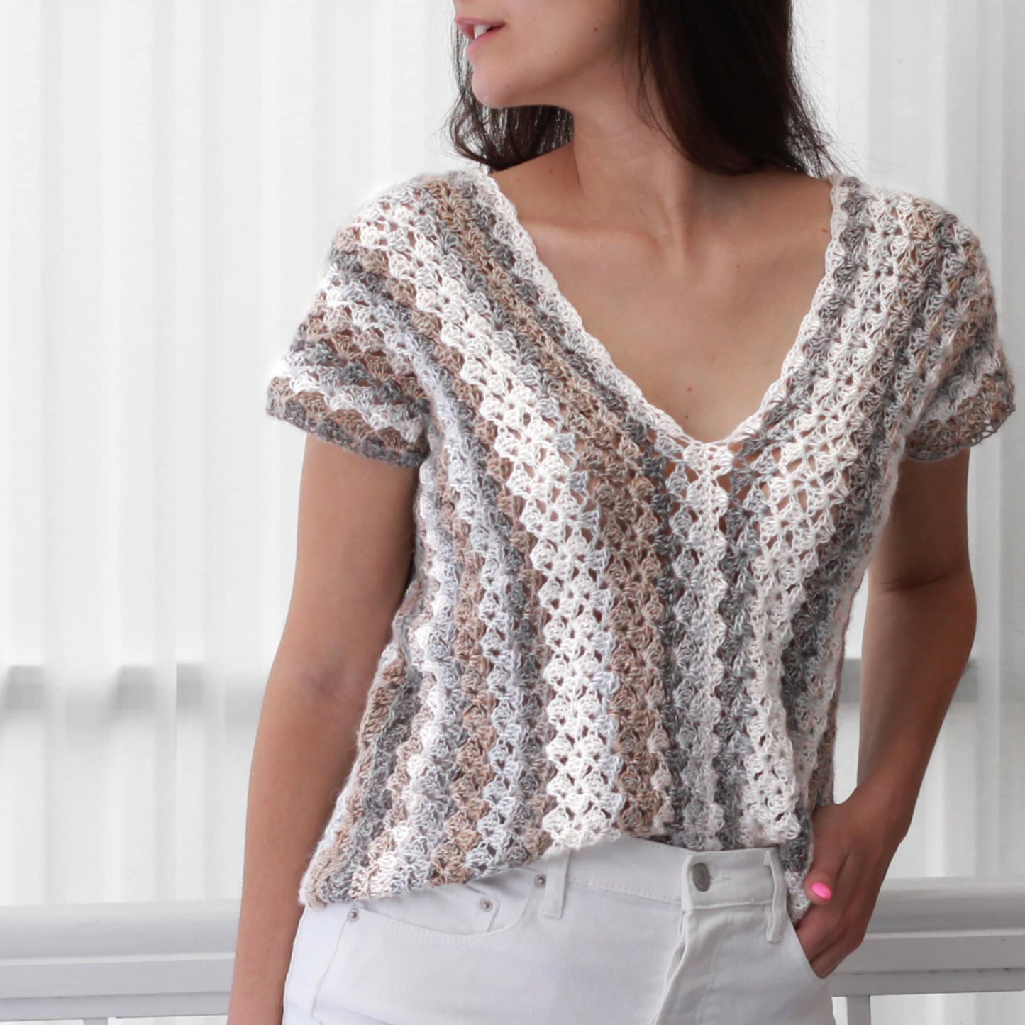 Ava Top Crochet Pattern (XS to XXL)