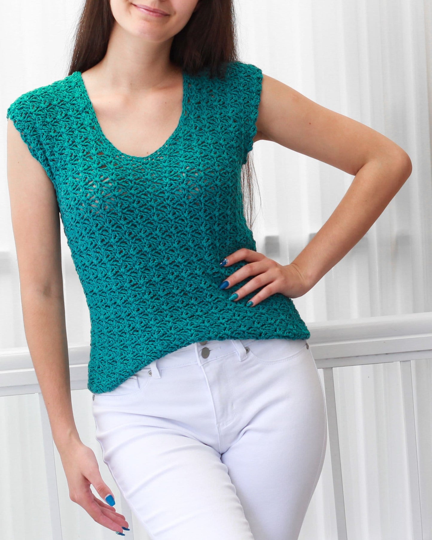 Ava Lace Top Crochet Pattern