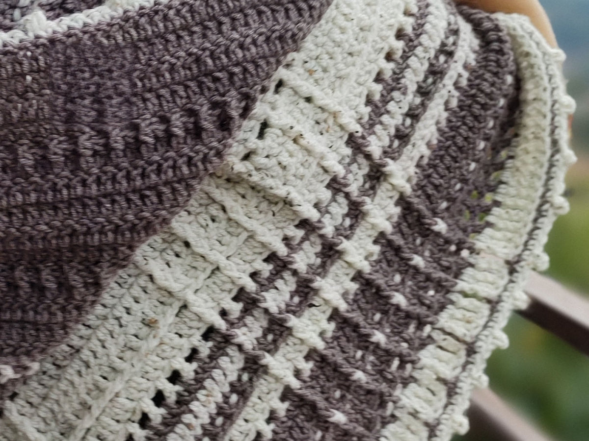 Cozy Hooded Triangle Shawl Crochet Pattern