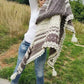Cozy Hooded Triangle Shawl Crochet Pattern