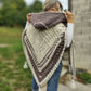 Cozy Hooded Triangle Shawl Crochet Pattern