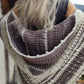 Cozy Hooded Triangle Shawl Crochet Pattern