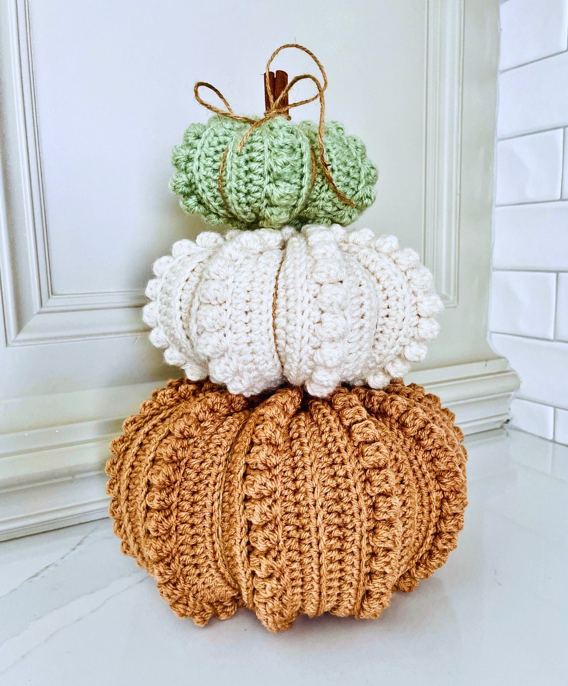Farmhouse Pumpkin Crochet Pattern Set