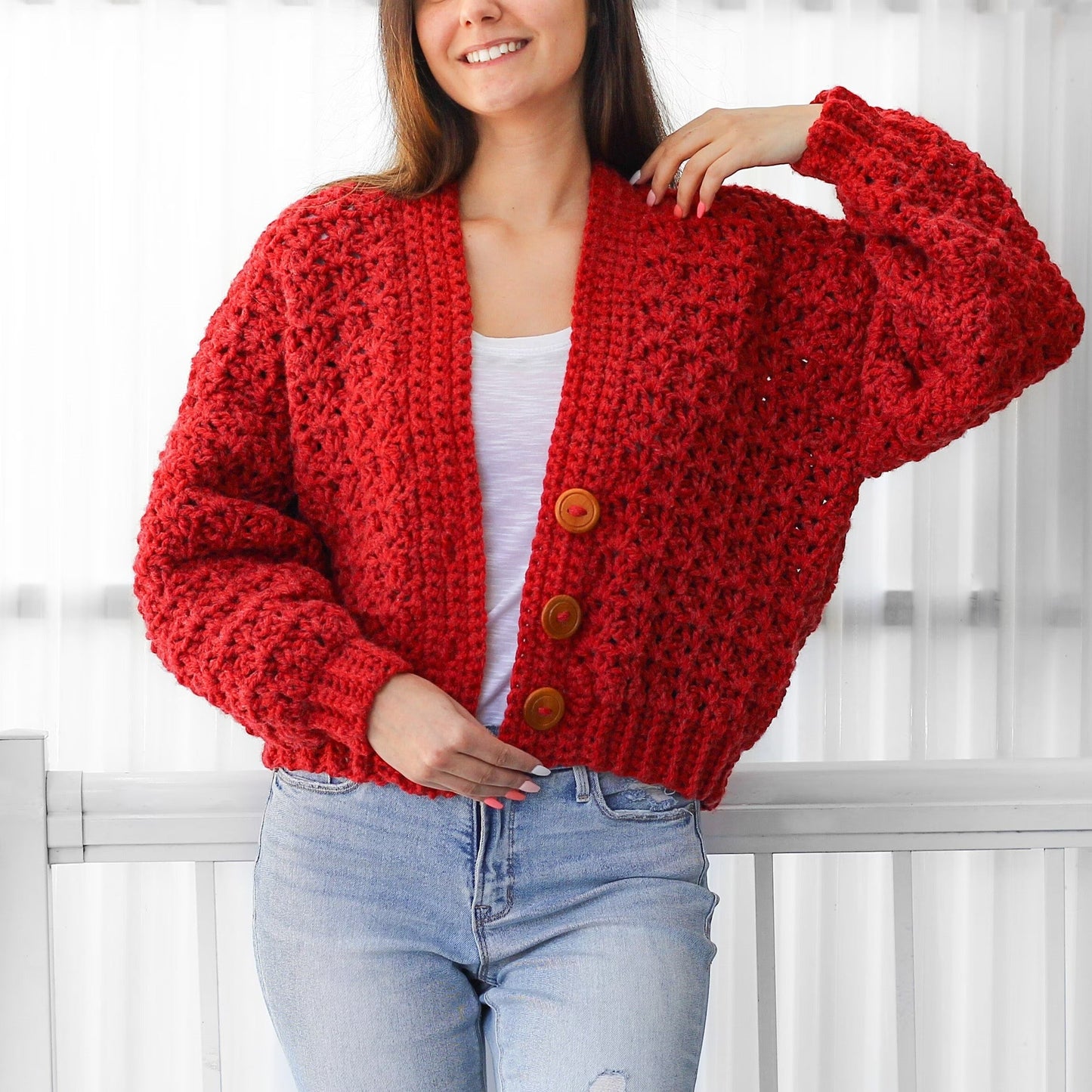 Chic Women Cardigan Crochet Pattern