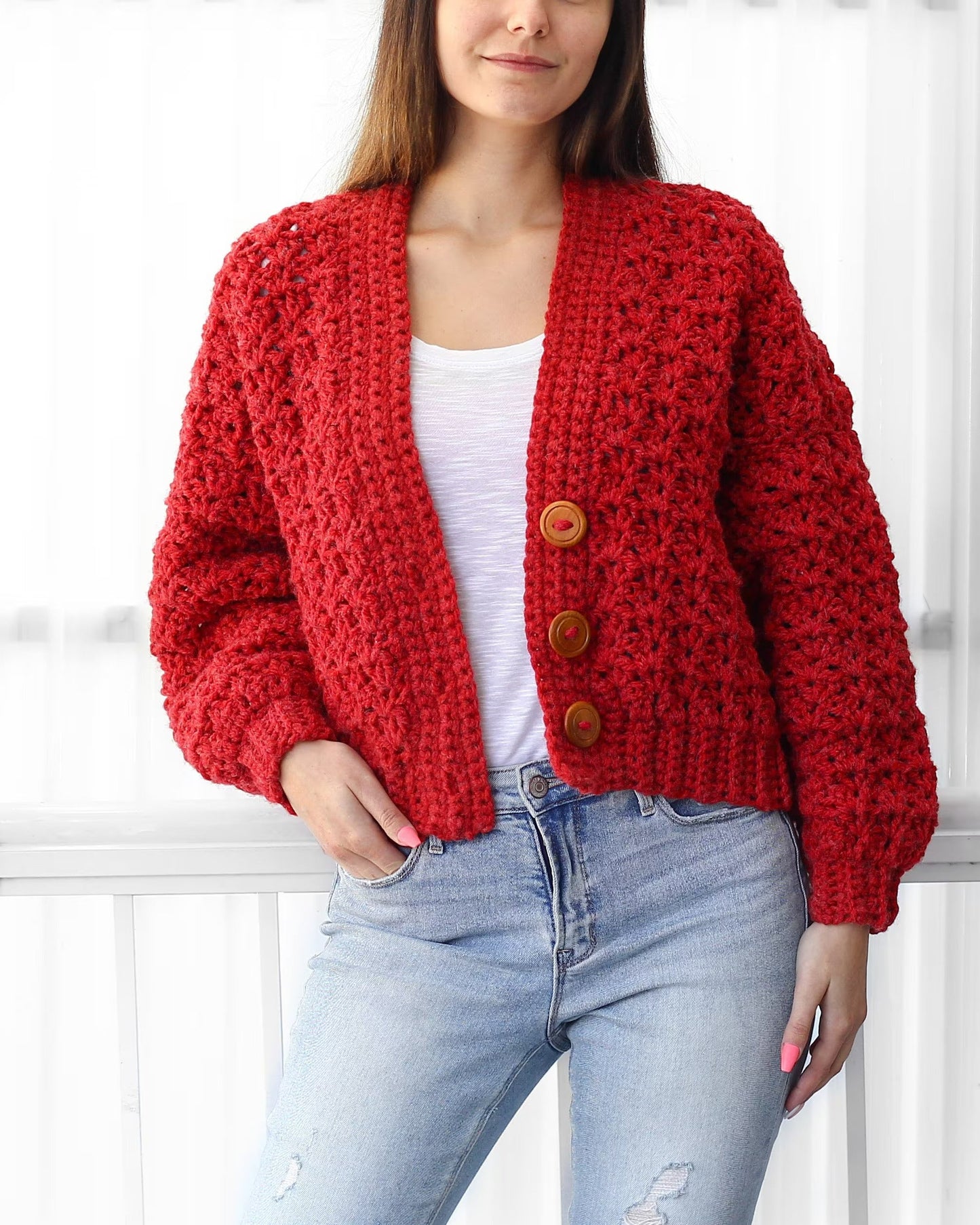 Chic Women Cardigan Crochet Pattern