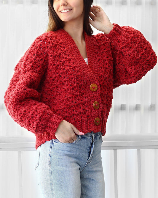 Chic Women Cardigan Crochet Pattern