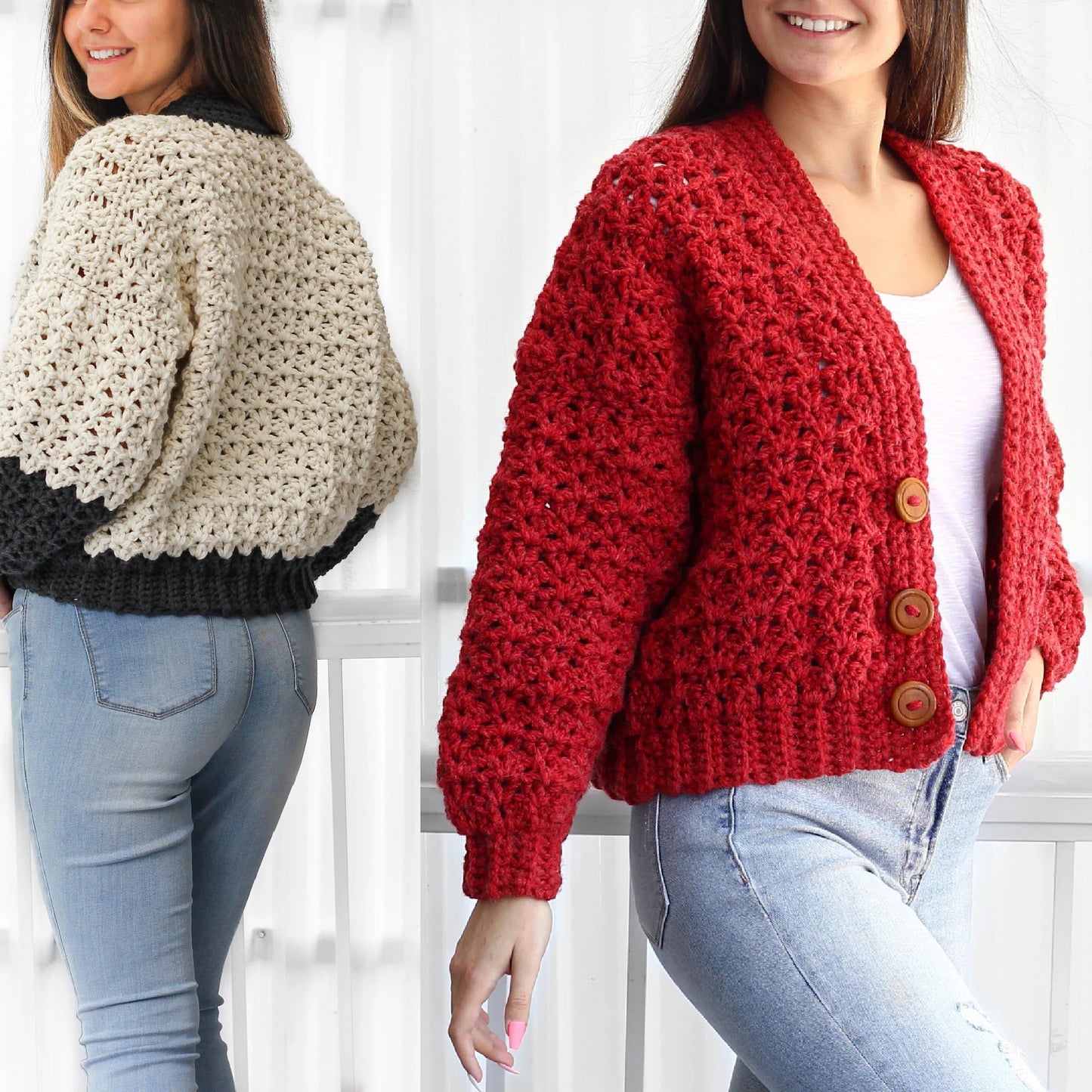 Chic Women Cardigan Crochet Pattern