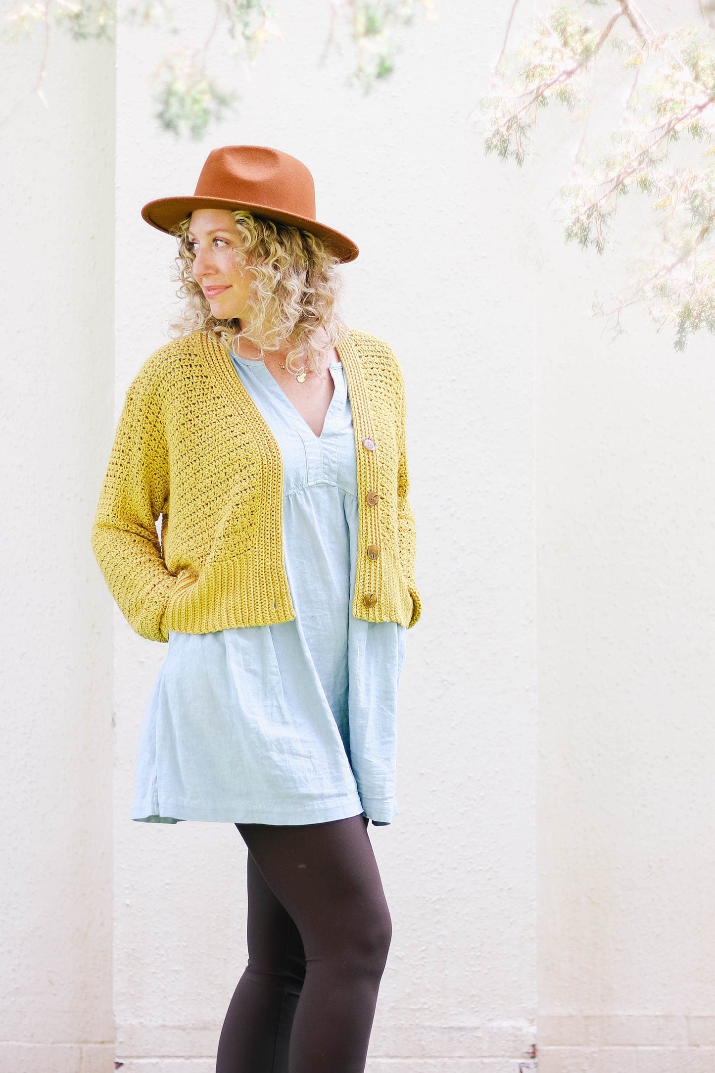Cute Trendy Cropped Cardigan Crochet Pattern