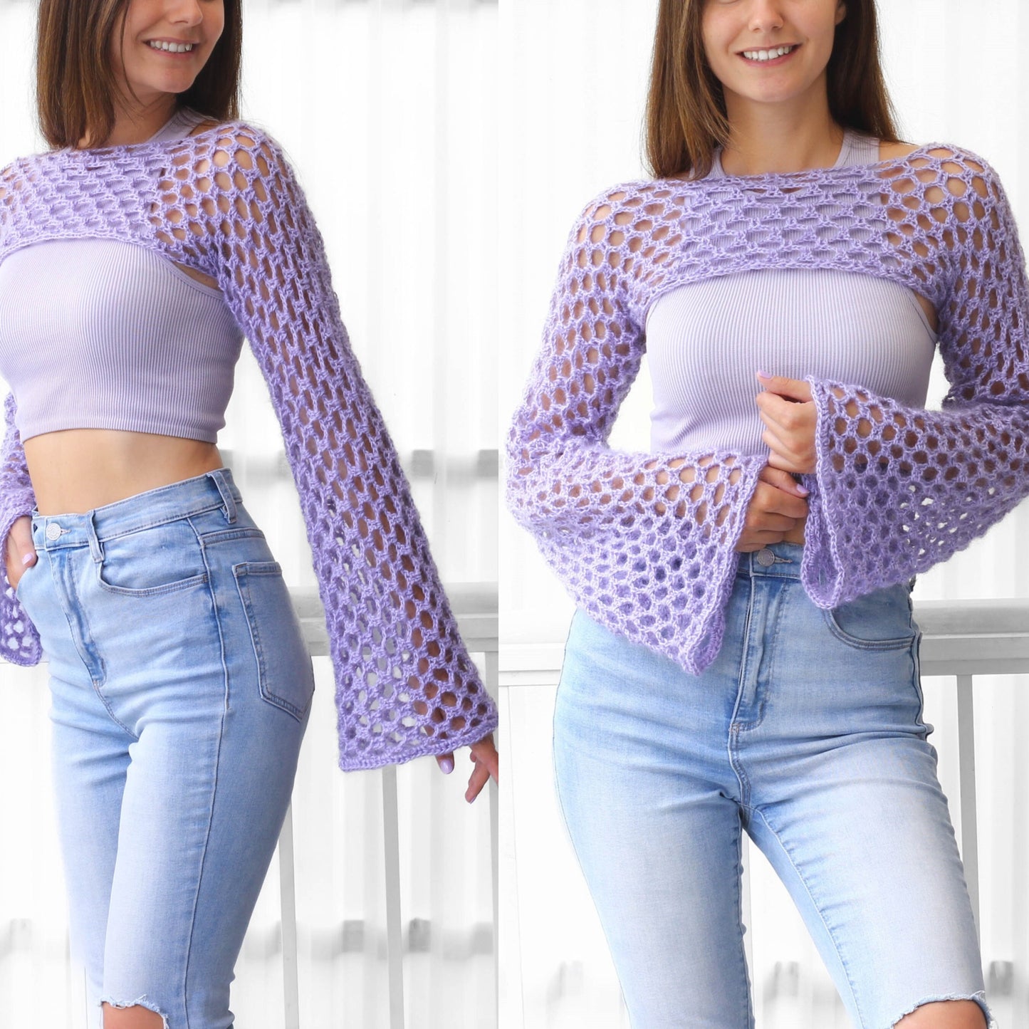 Daisy Festival Shrug Crochet Pattern