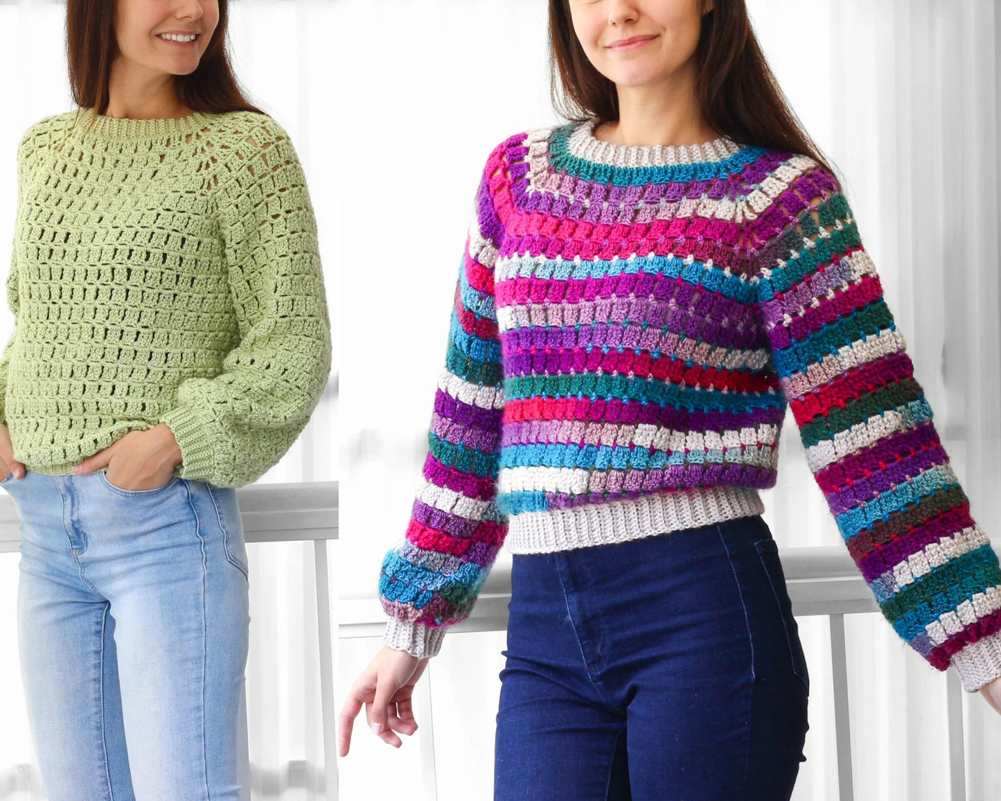 Comfy Raglan Pullover Crochet Pattern