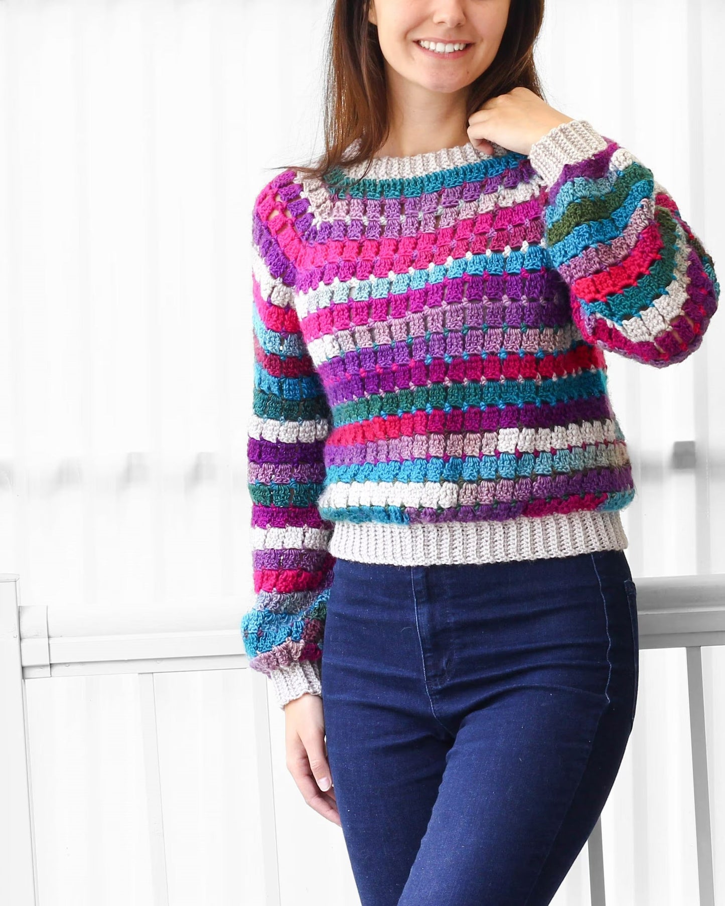 Comfy Raglan Pullover Crochet Pattern