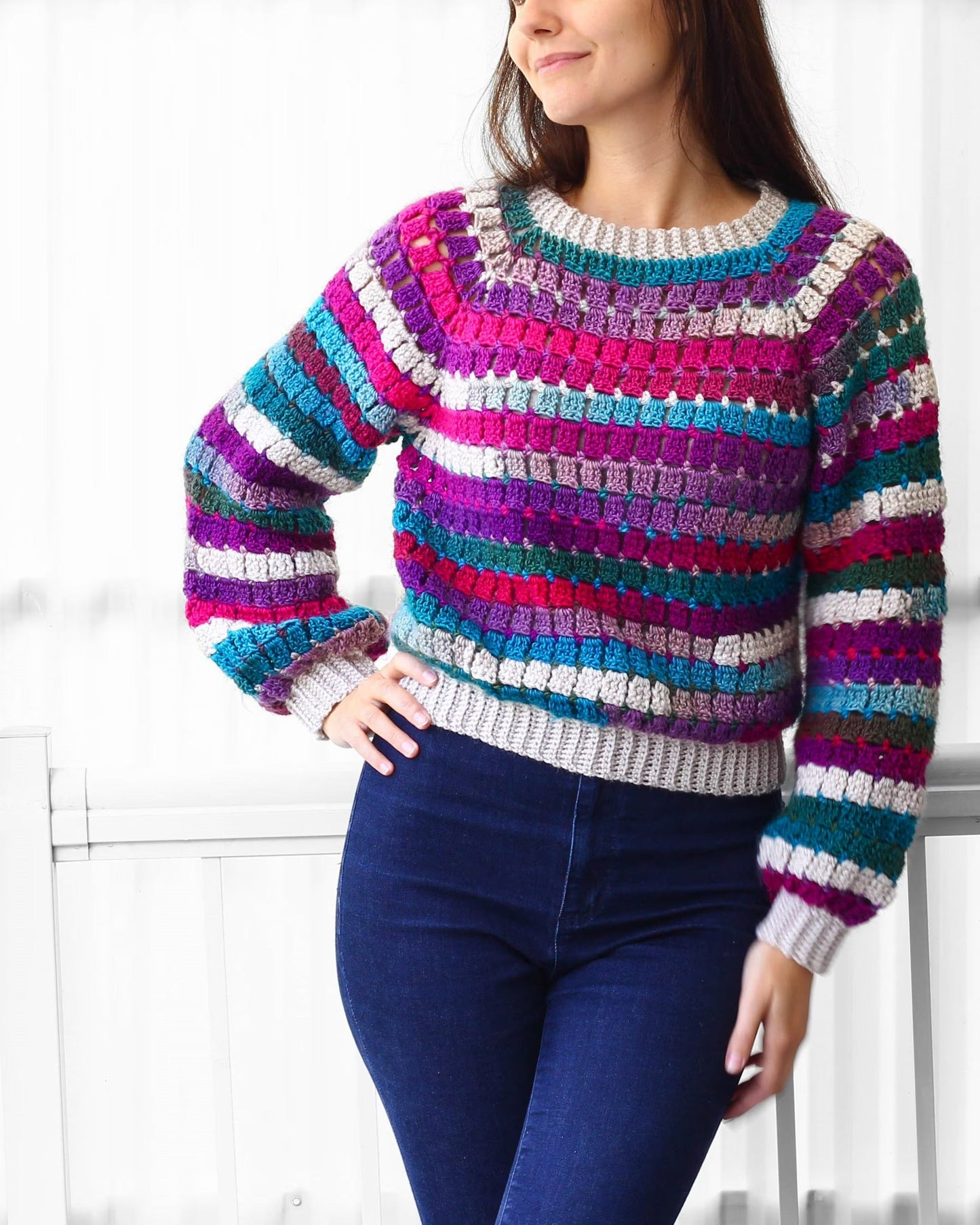Comfy Raglan Pullover Crochet Pattern