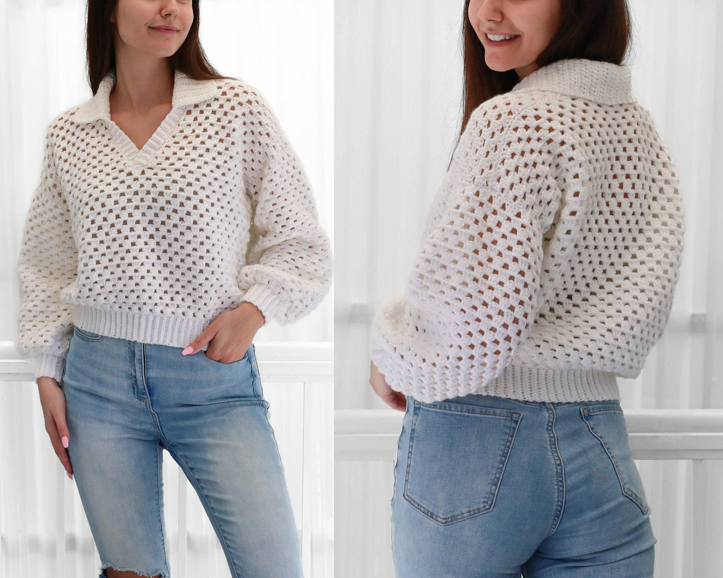 Lounge Wear Comfy Collared Pullover