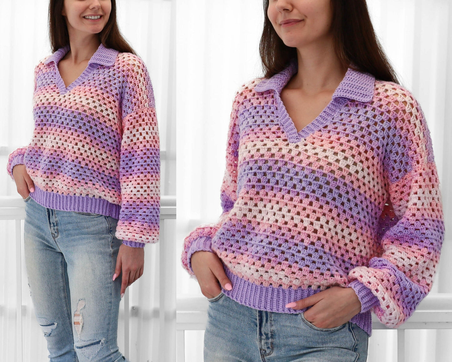 Lounge Wear Comfy Collared Pullover