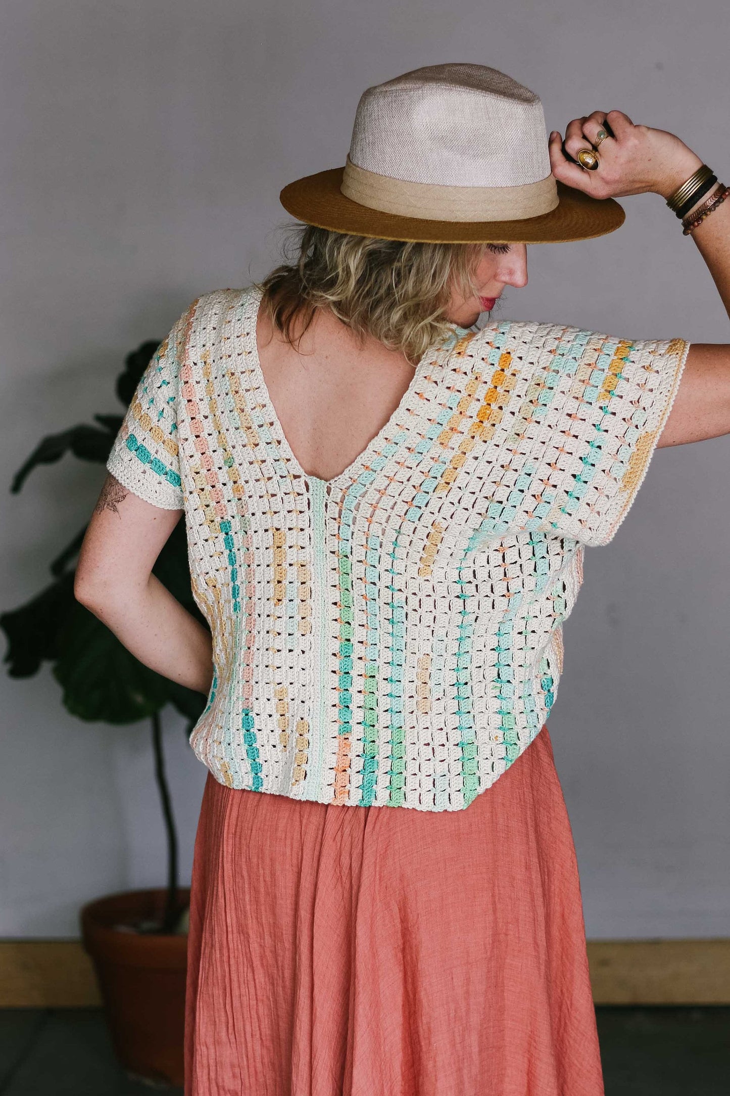 Trendy Vneck Summer Top