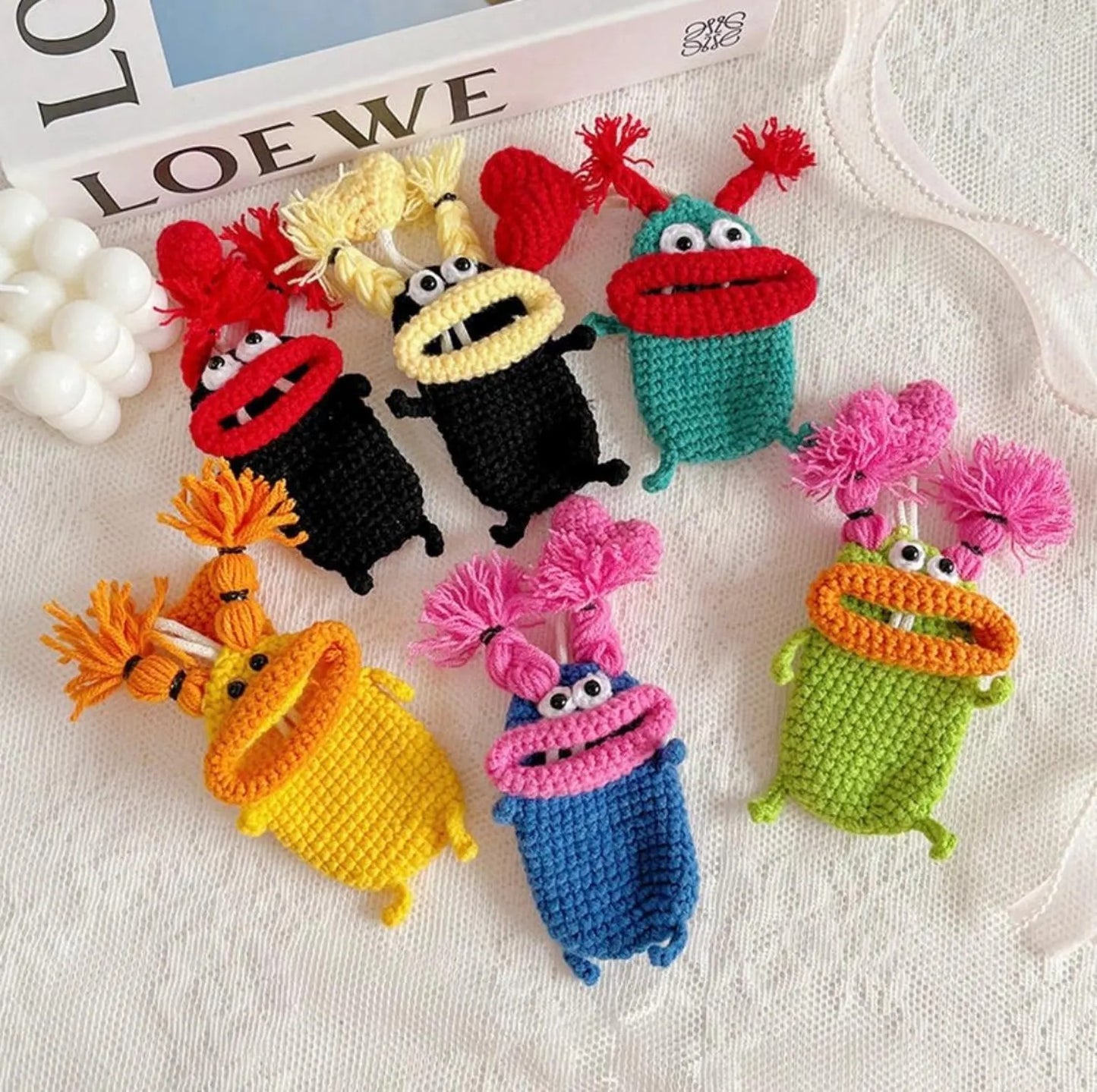 Spooky Creature Key Fob Crochet Pattern