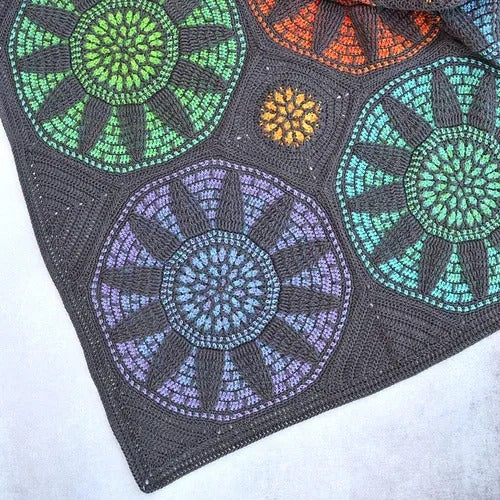 Radiant Windows Blanket Crochet Pattern