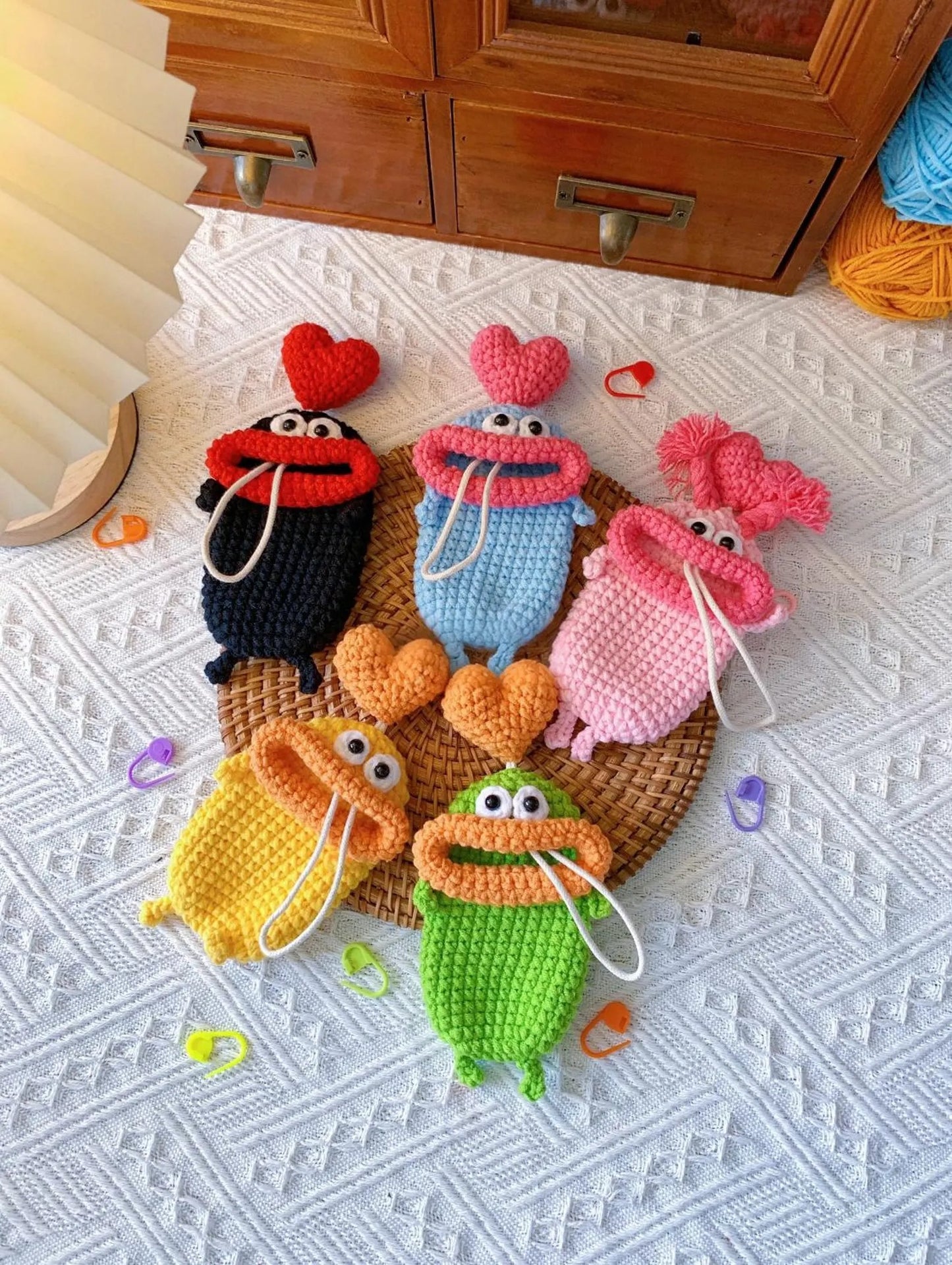 Spooky Creature Key Fob Crochet Pattern