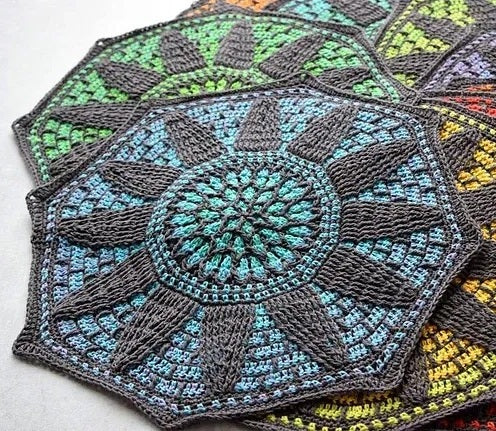 Radiant Windows Blanket Crochet Pattern