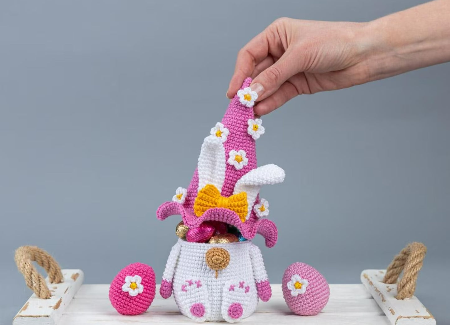 Enchanted Garden Gnome Trio Crochet Pattern