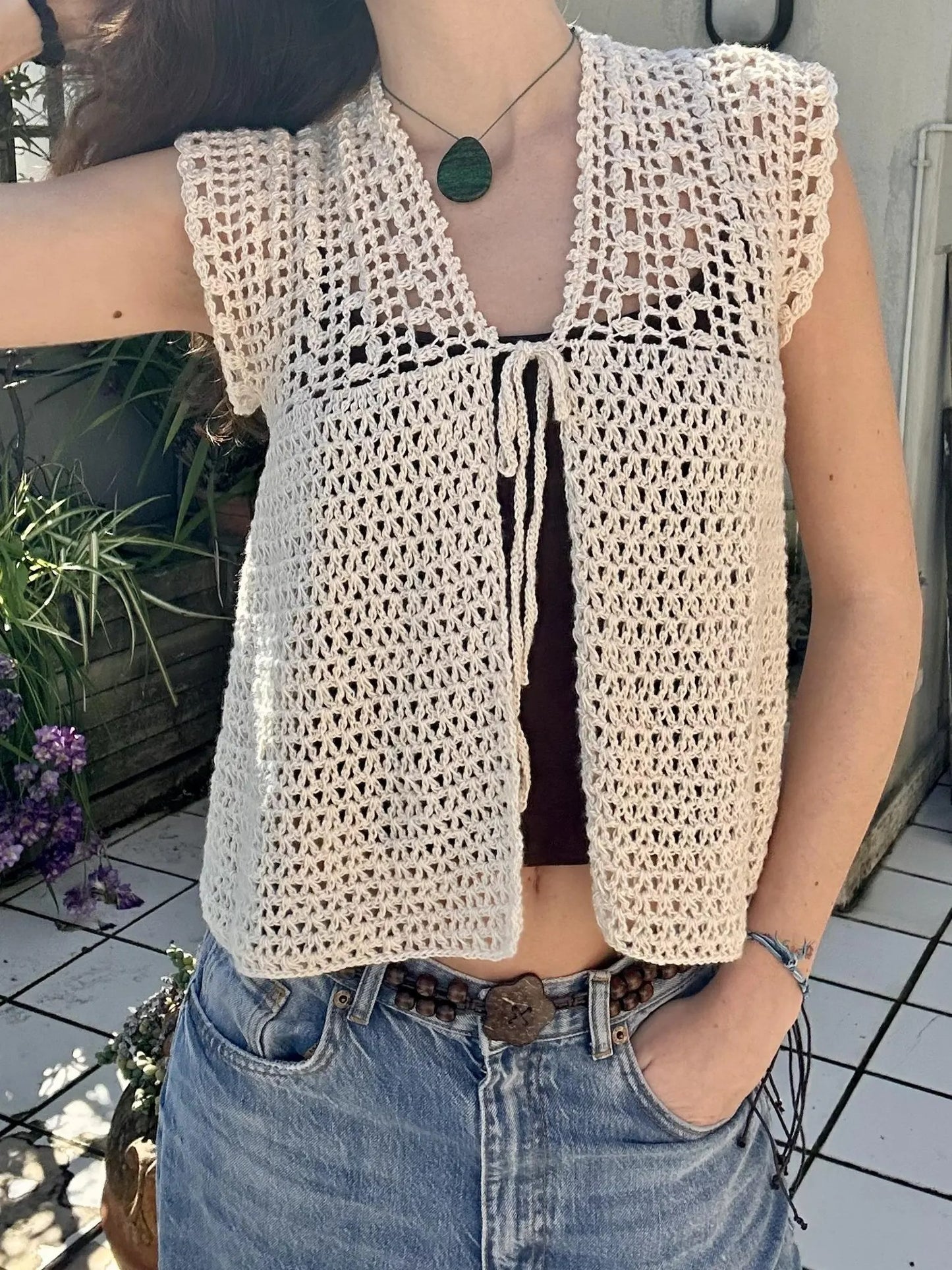 Short Sleeve Summer Cardigan Crochet Pattern