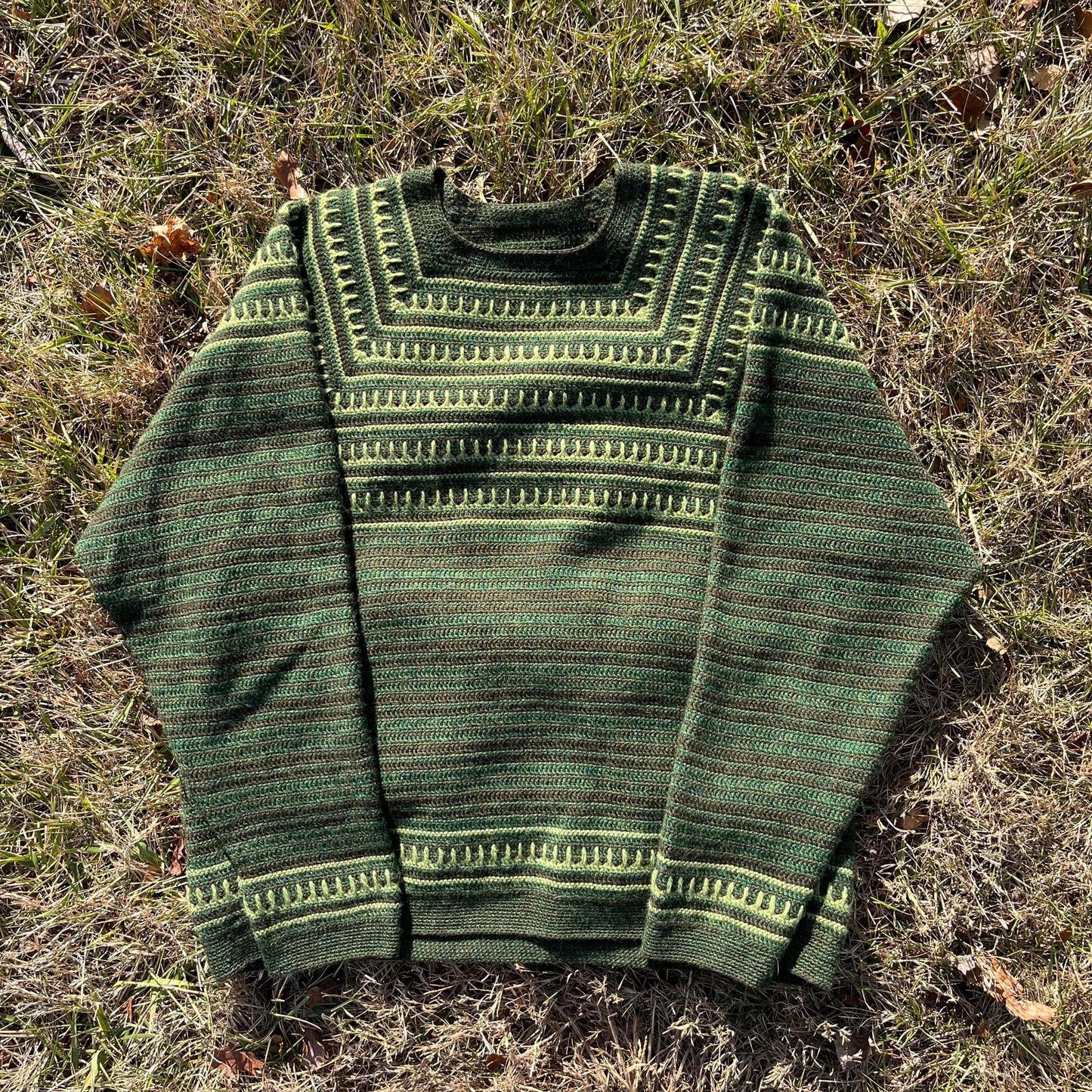 Evergreen Ridge Layer Cardigan Crochet Pattern