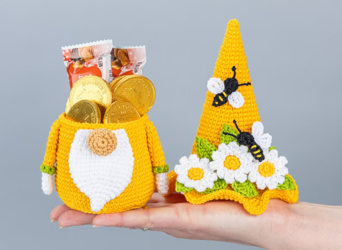 Enchanted Garden Gnome Trio Crochet Pattern