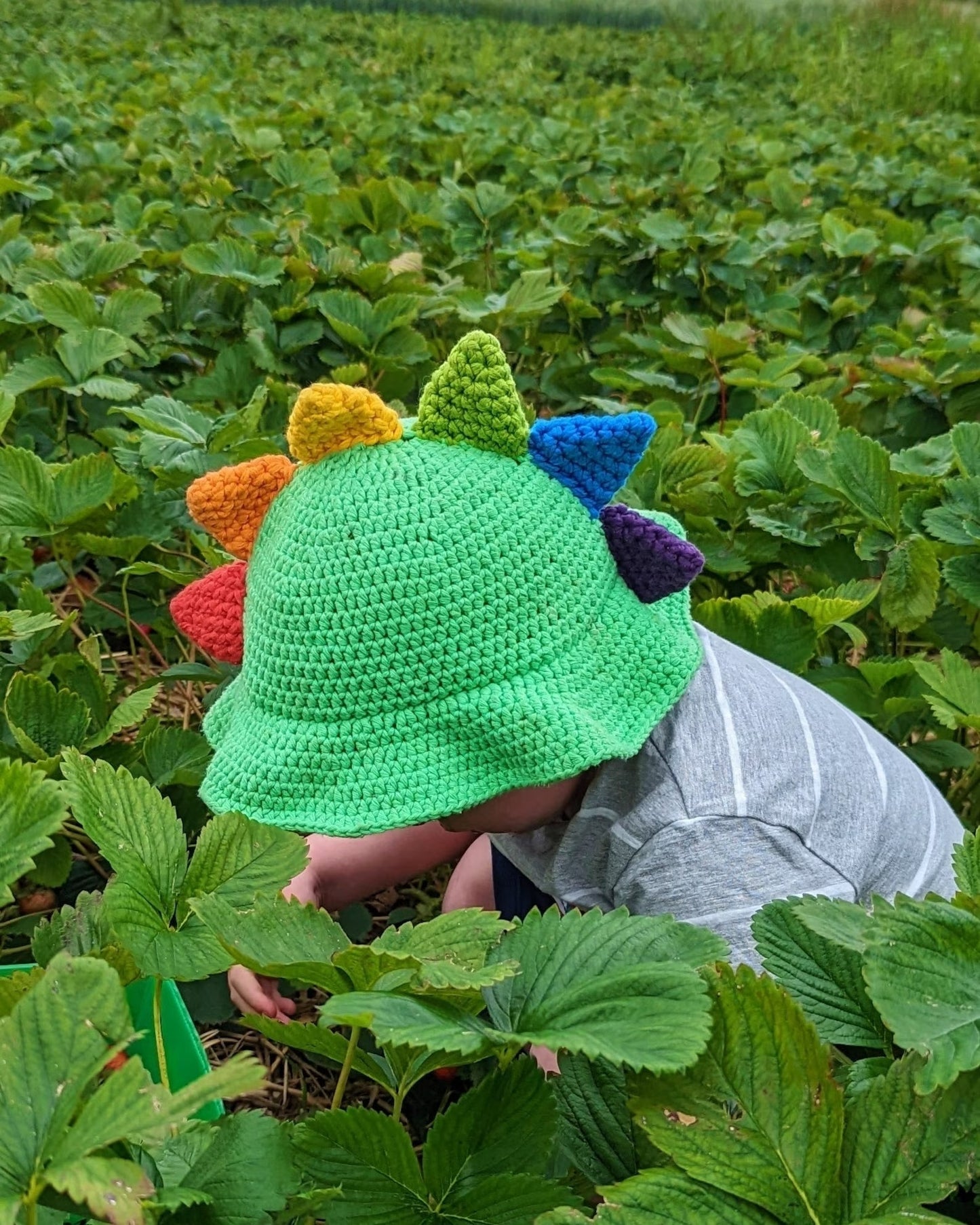 Tiny Explorer Reptile Sun Hat Crochet Pattern