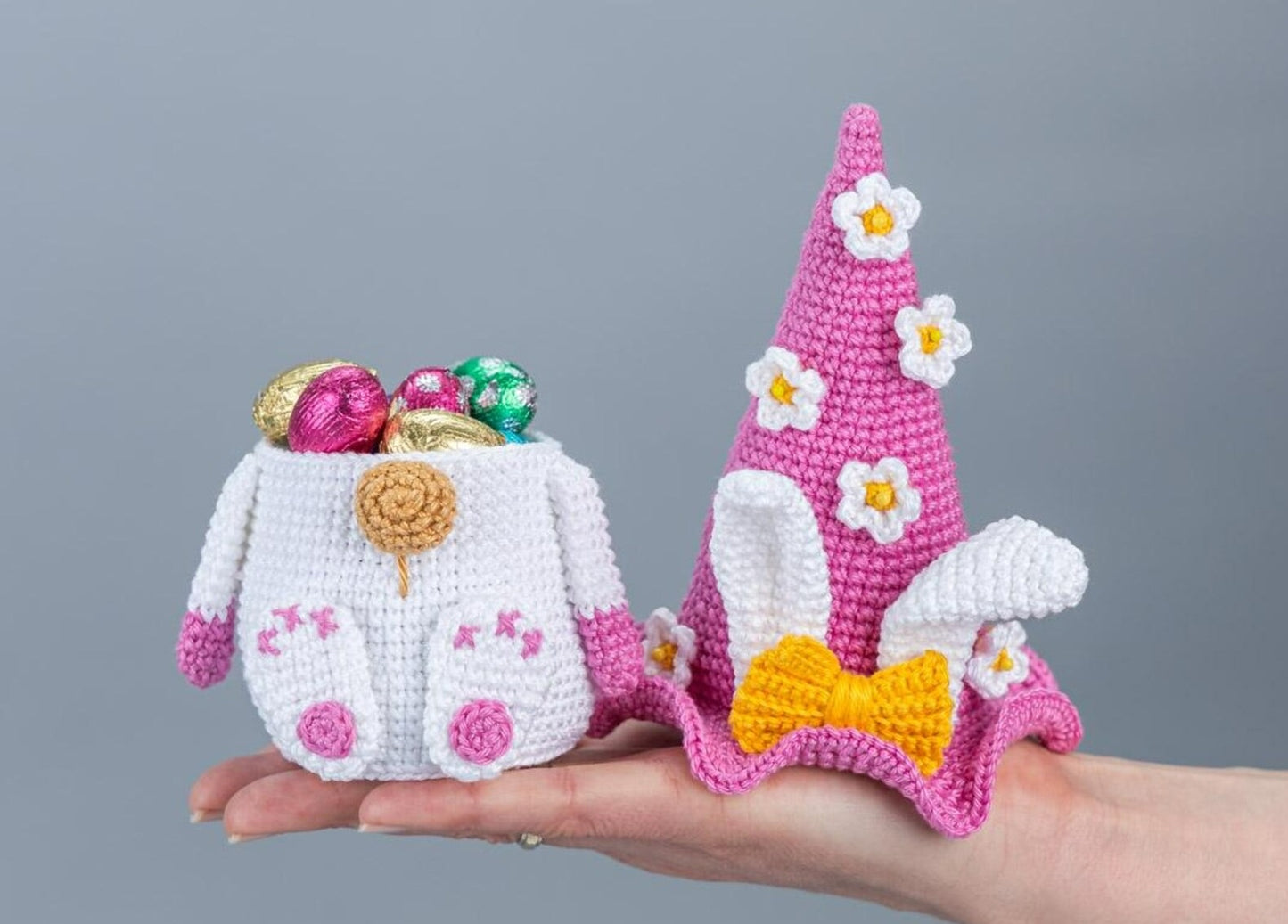 Enchanted Garden Gnome Trio Crochet Pattern