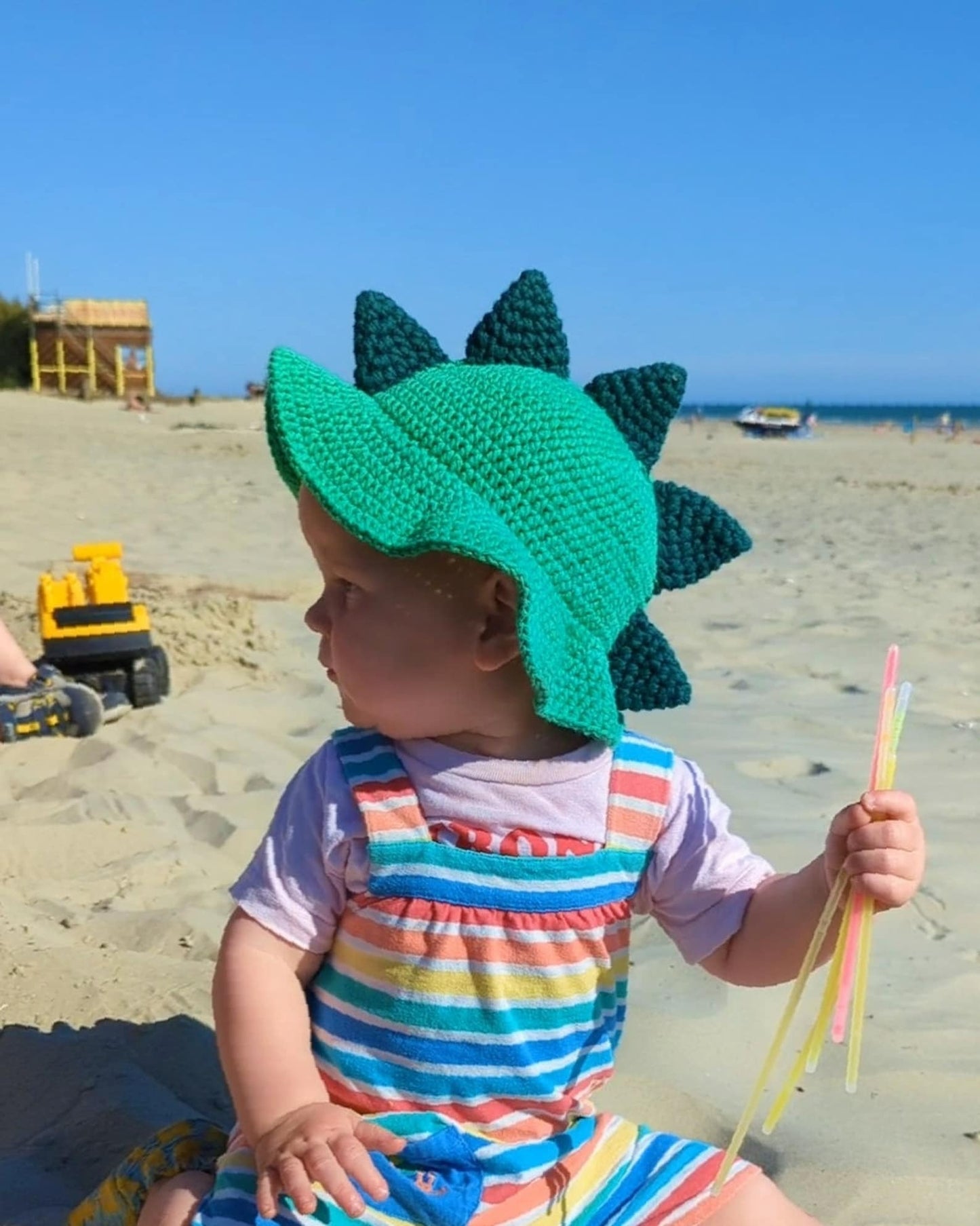 Tiny Explorer Reptile Sun Hat Crochet Pattern