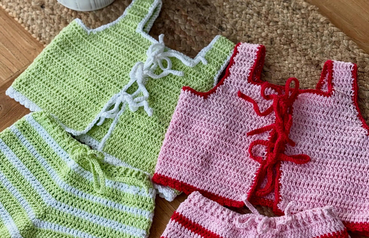 Little Sunshine Halter Outfit Crochet Pattern