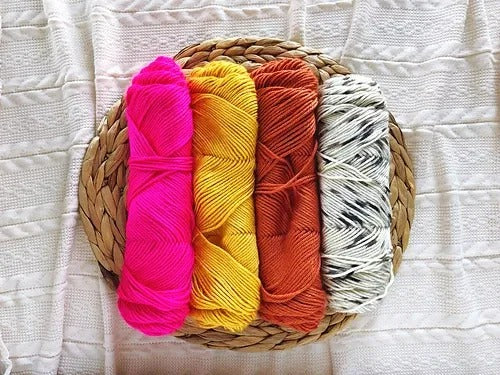 Colorburst Block Throw Crochet Pattern