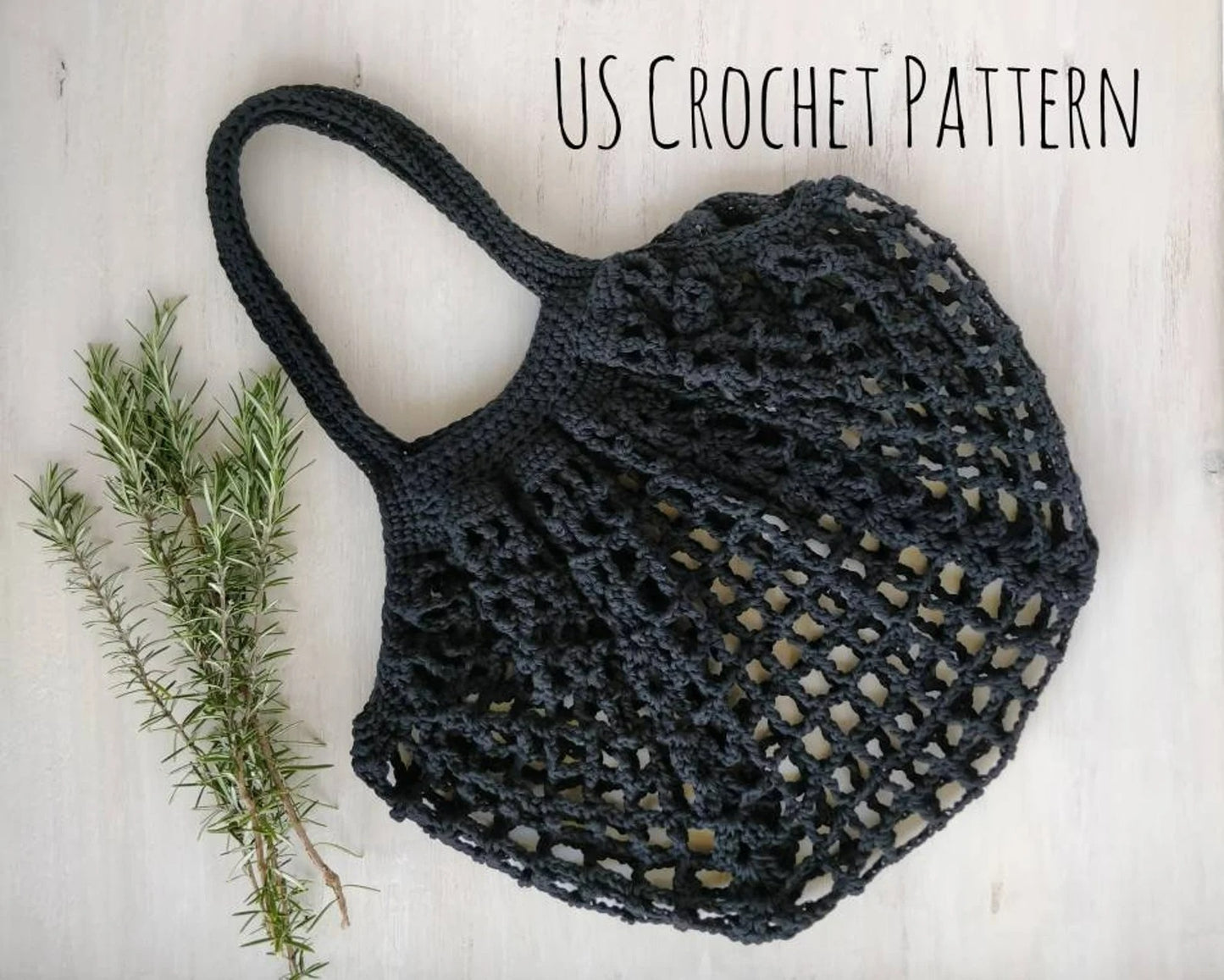 Halter String Loose Mesh Bag Crochet Pattern
