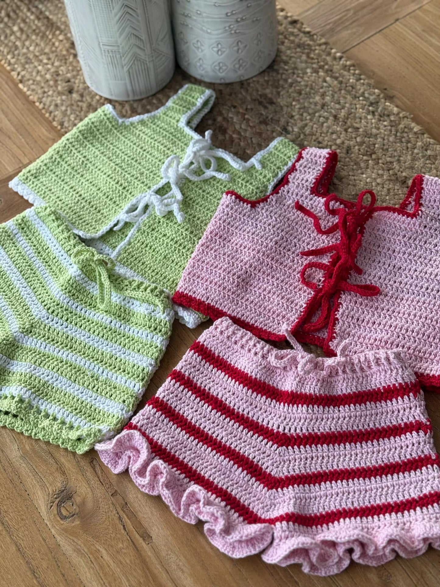 Little Sunshine Halter Outfit Crochet Pattern