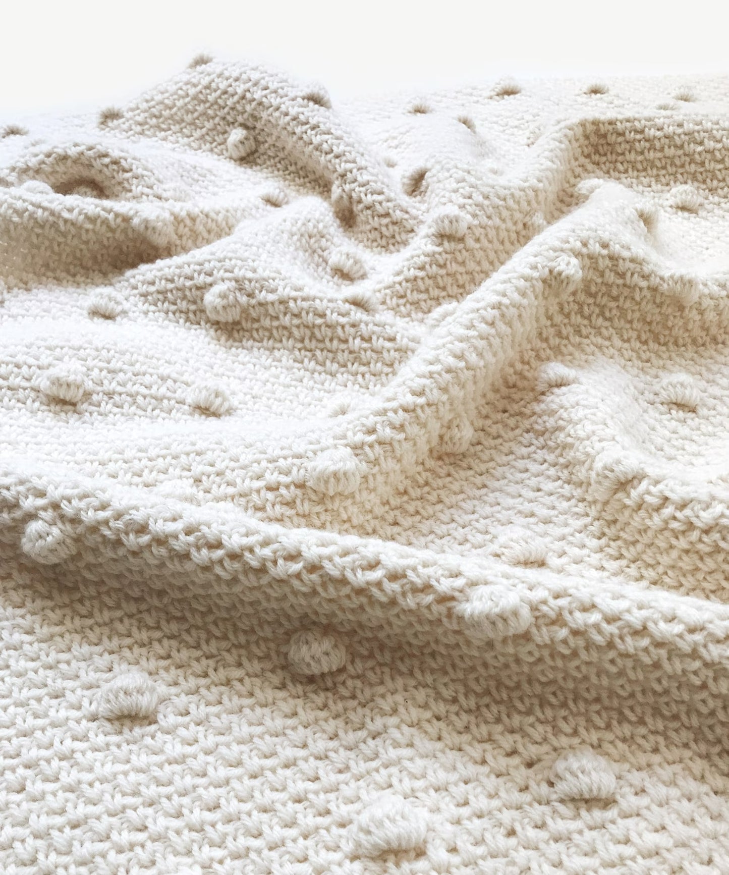 Puffy Raised Stitch Cozy Throw Crochet Pattern