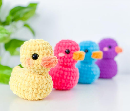 Cheerful No-Sew Rubber Ducky Crochet Pattern